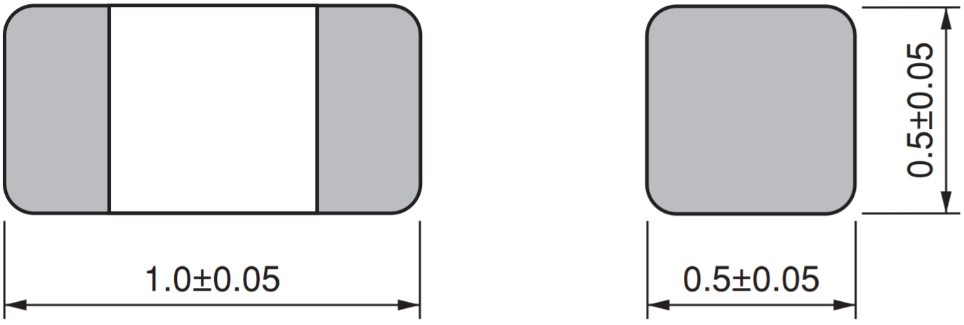 פריטים לאלקטרוניקה MURATA SMD FERRITE 0402 BLM15